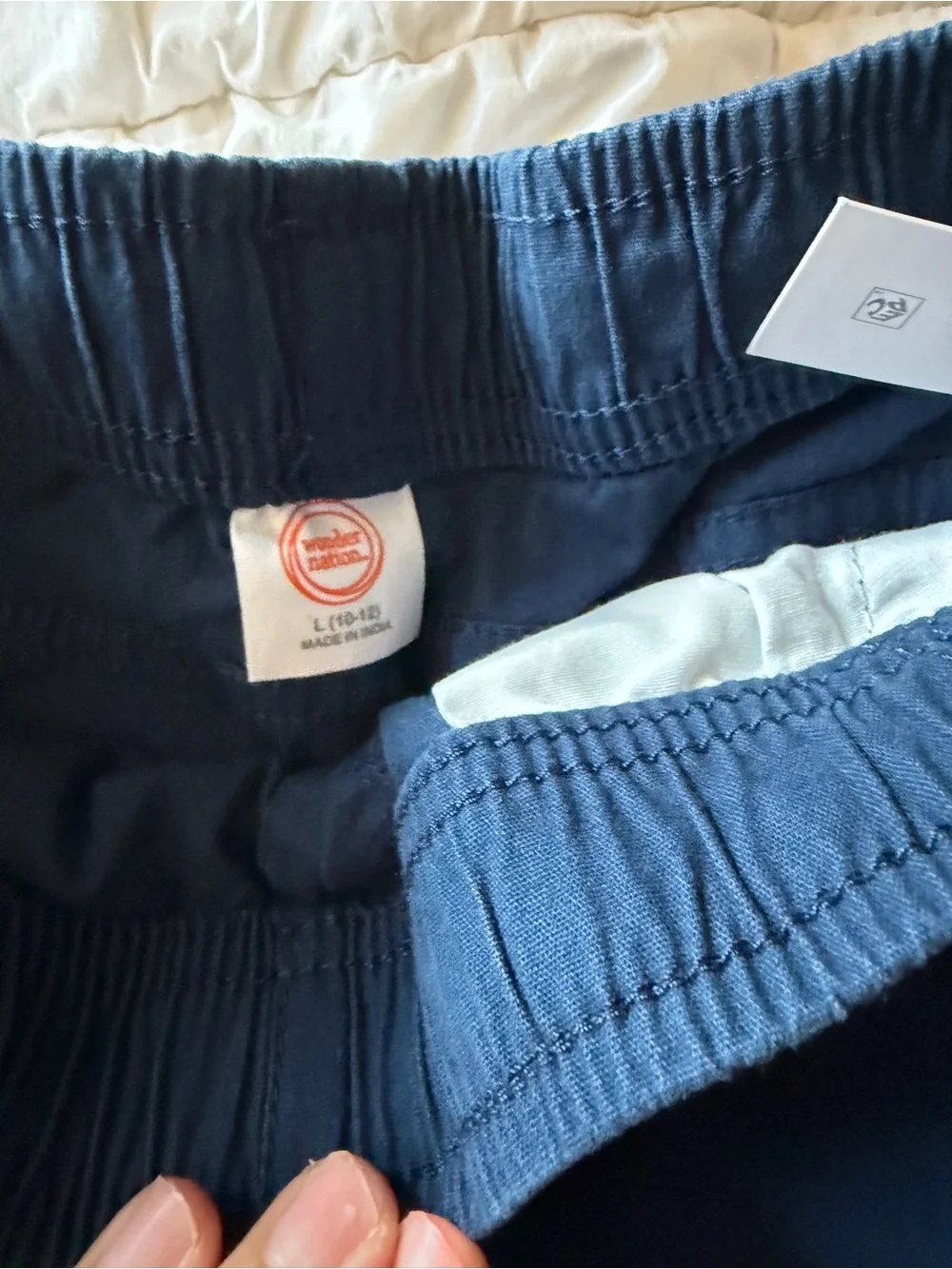 Boys Shorts Set - Navy & Khaki